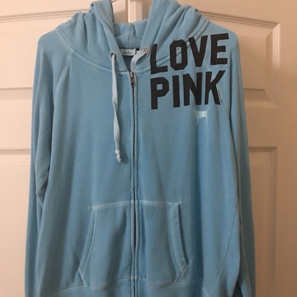 Pink zip up jacket